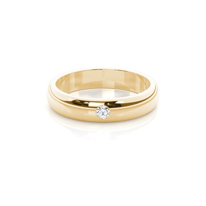 Men's Yellow Gold Wedding Rings & Bands