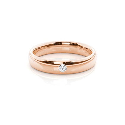 Men's Rose Gold Wedding Rings & Bands