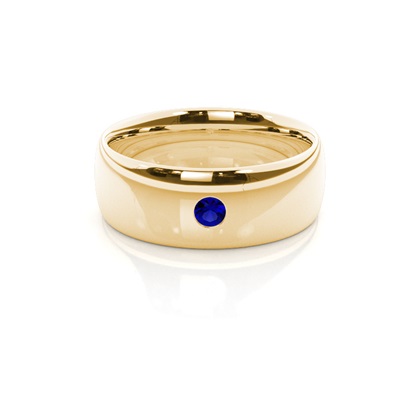 Men's Yellow Gold Wedding Rings & Bands