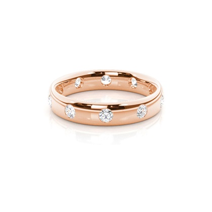 Men's Rose Gold Wedding Rings & Bands