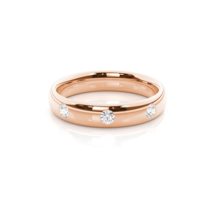 Women's Rose Gold Wedding Rings