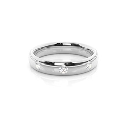 Court Profil bequem geschliffener Diamant Trauring