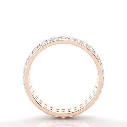 Women's Rose Gold Diamond Wedding Rings
