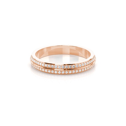 Women's Rose Gold Wedding Rings