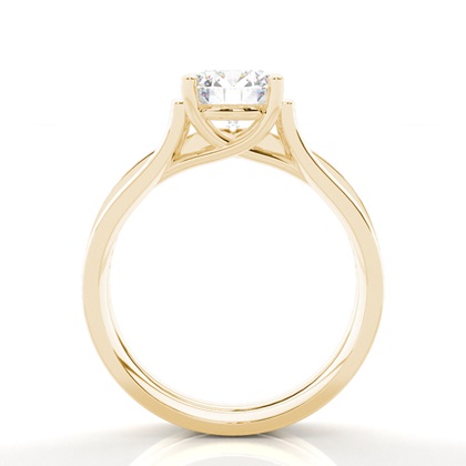 1.00 Carat Yellow Gold Bridal Engagement and Wedding Bands Ring Sets
