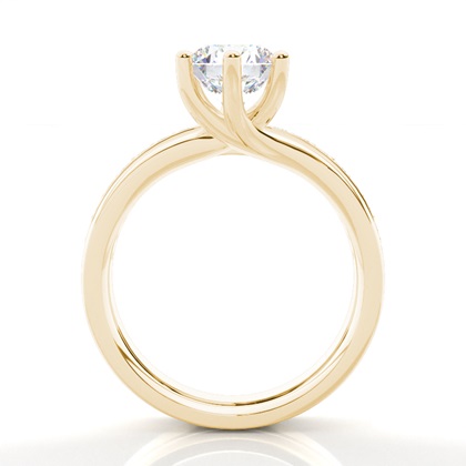 1.00 Carat Yellow Gold Bridal Engagement and Wedding Bands Ring Sets