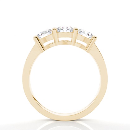 Brilliant Gelbgold Trilogie Verlobungsringe