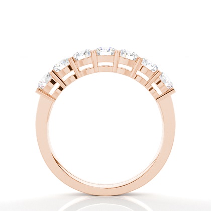 Rose Gold Contemporary Diamond Engagement Rings