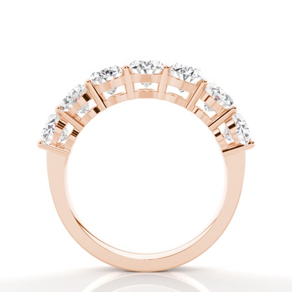 Rose Gold Contemporary Diamond Engagement Rings