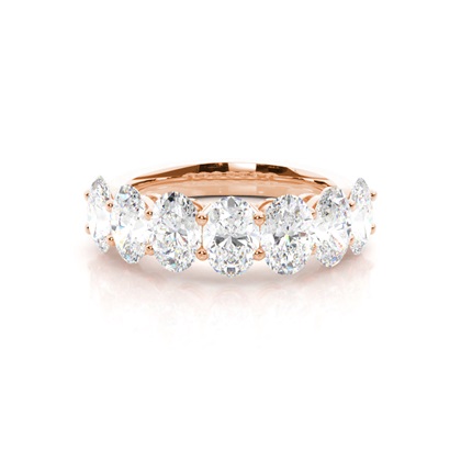 Rose Gold Contemporary Diamond Engagement Rings