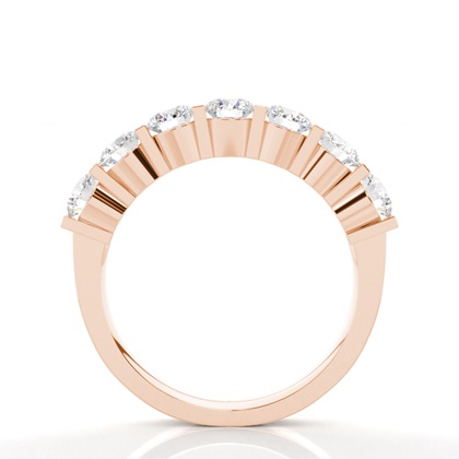 Rose Gold Contemporary Diamond Engagement Rings