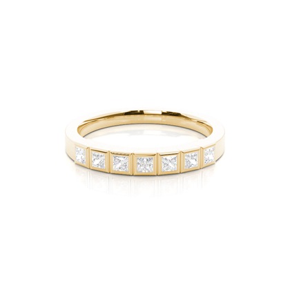 Yellow Gold Contemporary Diamond Engagement Rings
