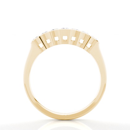 Yellow Gold Contemporary Diamond Engagement Rings