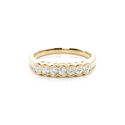 Yellow Gold Contemporary Diamond Engagement Rings