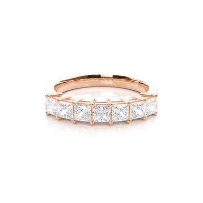Rose Gold Contemporary Diamond Engagement Rings