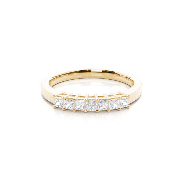 4 Prong Setting Plain Seven Stone Ring