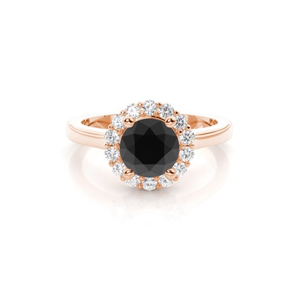 Rose Gold Diamond Engagement Rings