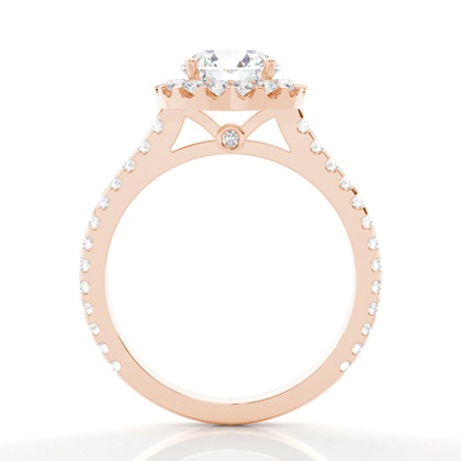 Multi Diamant Verlobungsring in einer Krappenfassung