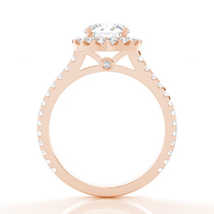 Rose Gold Moissanite Engagement Rings	