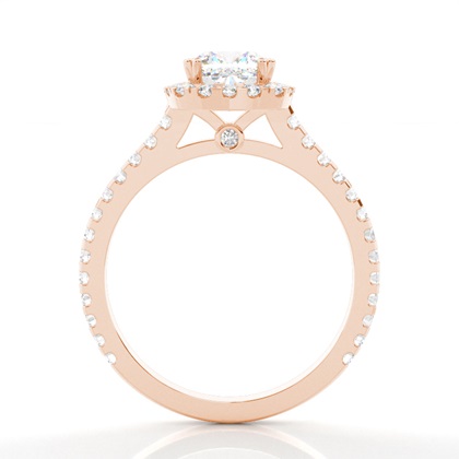 Multi Diamant Verlobungsring in einer Krappenfassung