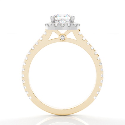 Multi Diamant Verlobungsring in einer Krappenfassung