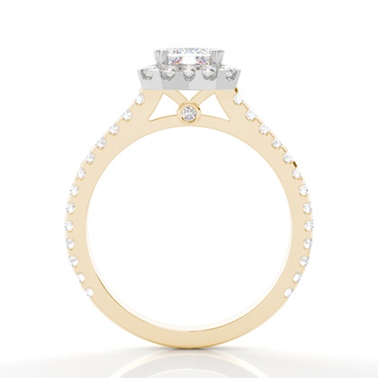 Multi Diamant Verlobungsring in einer Krappenfassung