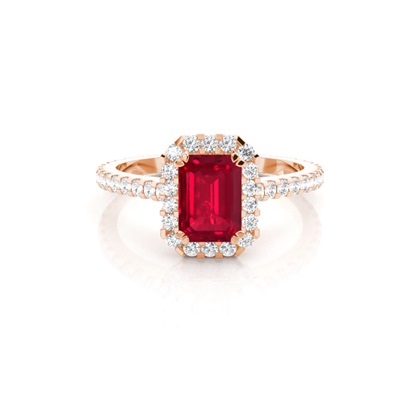 Emerald Cut Gemstone Rings & Jewellery