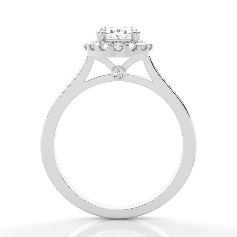 Multi Diamantring in einer Krappenfassung