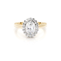 Multi Diamant Verlobungsring in einer Krappenfassung