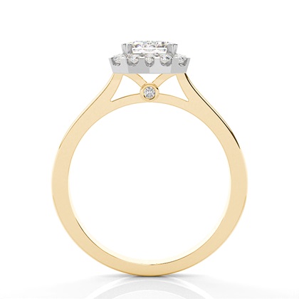 Multi Diamantring in einer Krappenfassung