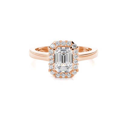 Rose Gold Diamond Engagement Rings