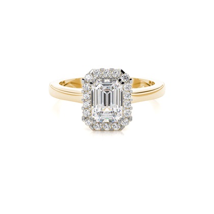 Emerald-Cut Diamond Rings
