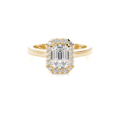 Emerald-Cut Diamond Rings