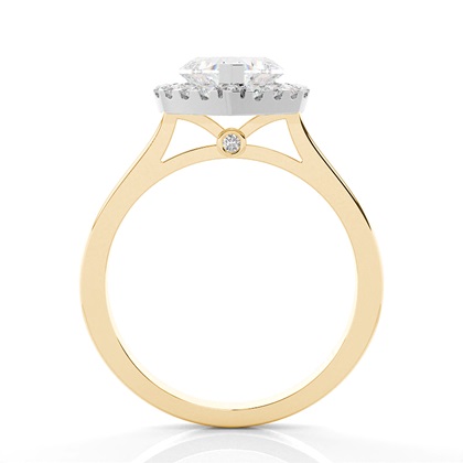 Multi Diamantring in einer Krappenfassung