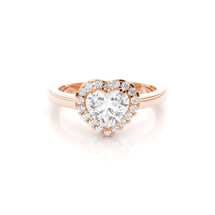 Rose Gold Diamond Engagement Rings