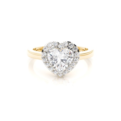 Mixed Metal Diamond Engagement rings