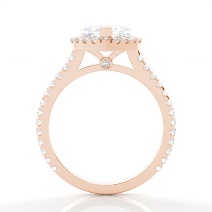 Multi Diamant Verlobungsring in einer Krappenfassung