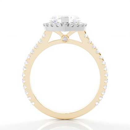 Multi Diamant Verlobungsring in einer Krappenfassung