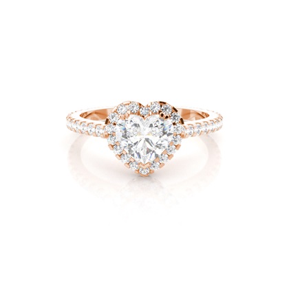 Rose Gold Diamond Engagement Rings