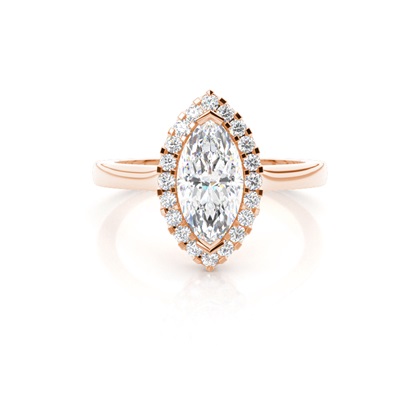 Rose Gold Diamond Engagement Rings