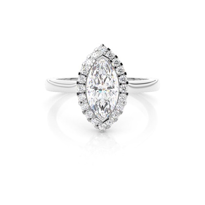 Silver Diamond Rings