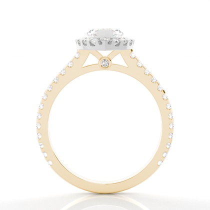 Multi Diamant Verlobungsring in einer Krappenfassung