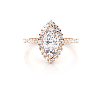 Rose Gold Diamond Engagement Rings