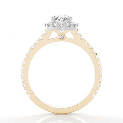 Multi Diamant Verlobungsring in einer Krappenfassung