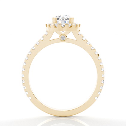 Multi Diamant Verlobungsring in einer Krappenfassung