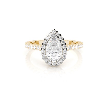 Mixed Metal Diamond Engagement rings