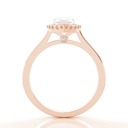 Multi Moissanit Verlobungsring in einer Krappenfassung