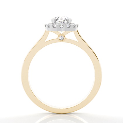 Multi Diamantring in einer Krappenfassung