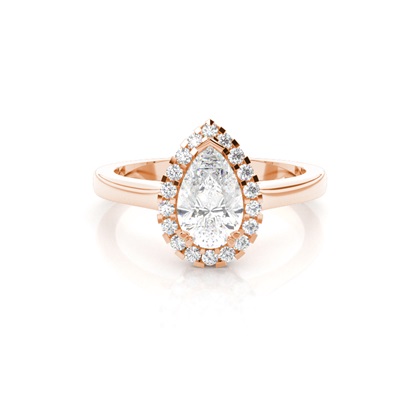 Pear Shaped Diamond Engagement Rings