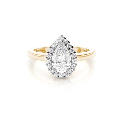Mixed Metal Diamond Engagement rings
